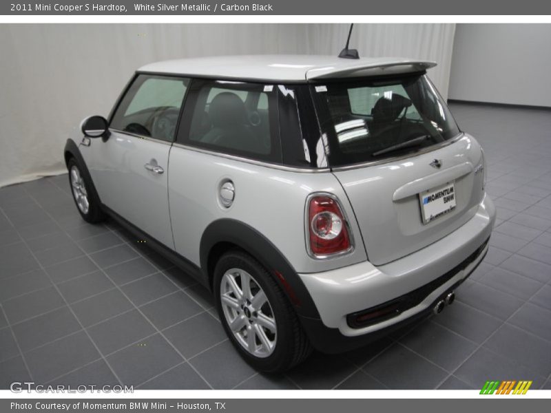 White Silver Metallic / Carbon Black 2011 Mini Cooper S Hardtop