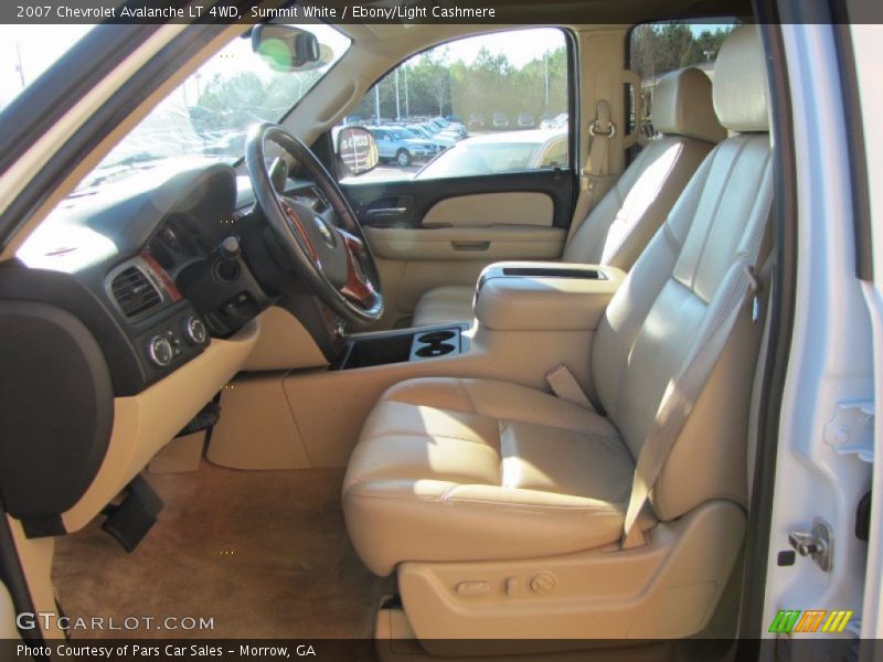 Summit White / Ebony/Light Cashmere 2007 Chevrolet Avalanche LT 4WD