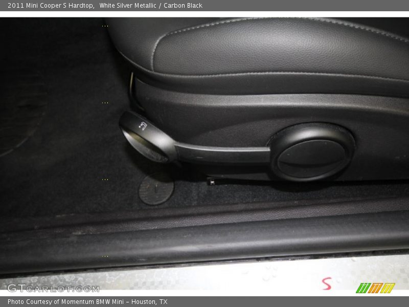 White Silver Metallic / Carbon Black 2011 Mini Cooper S Hardtop
