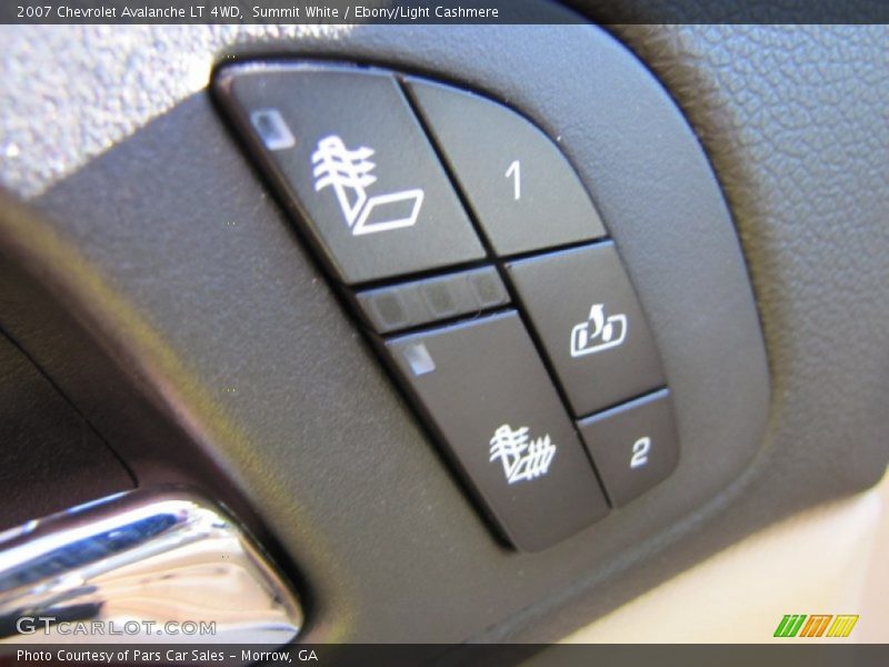 Summit White / Ebony/Light Cashmere 2007 Chevrolet Avalanche LT 4WD
