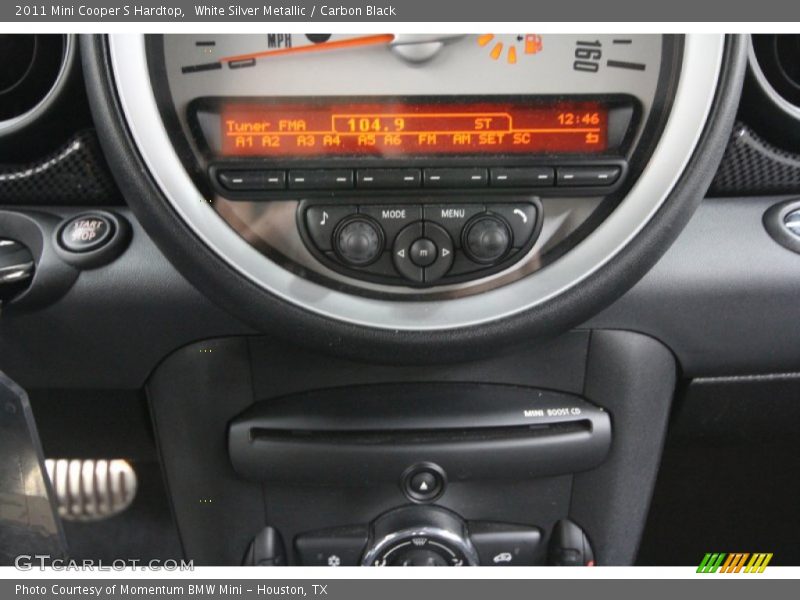 White Silver Metallic / Carbon Black 2011 Mini Cooper S Hardtop