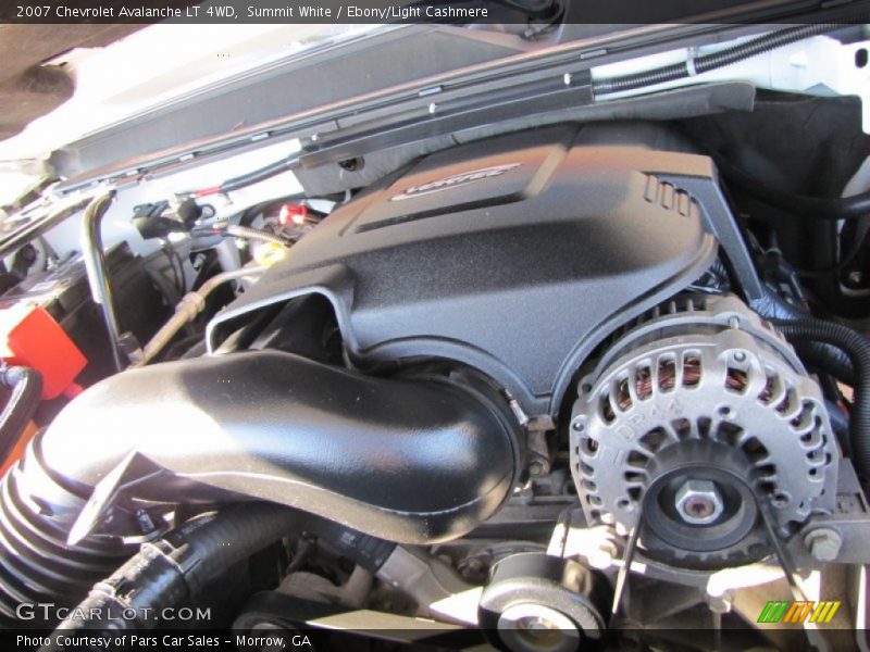 Summit White / Ebony/Light Cashmere 2007 Chevrolet Avalanche LT 4WD