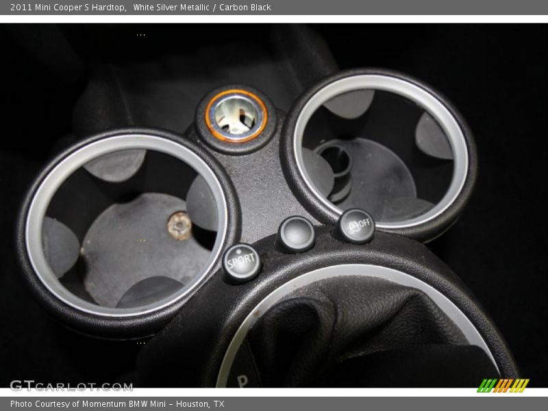 White Silver Metallic / Carbon Black 2011 Mini Cooper S Hardtop