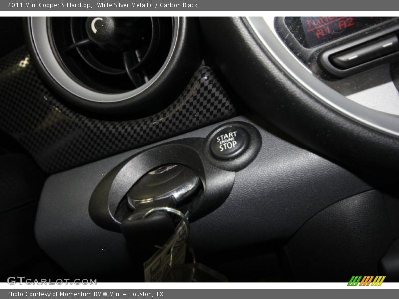 White Silver Metallic / Carbon Black 2011 Mini Cooper S Hardtop