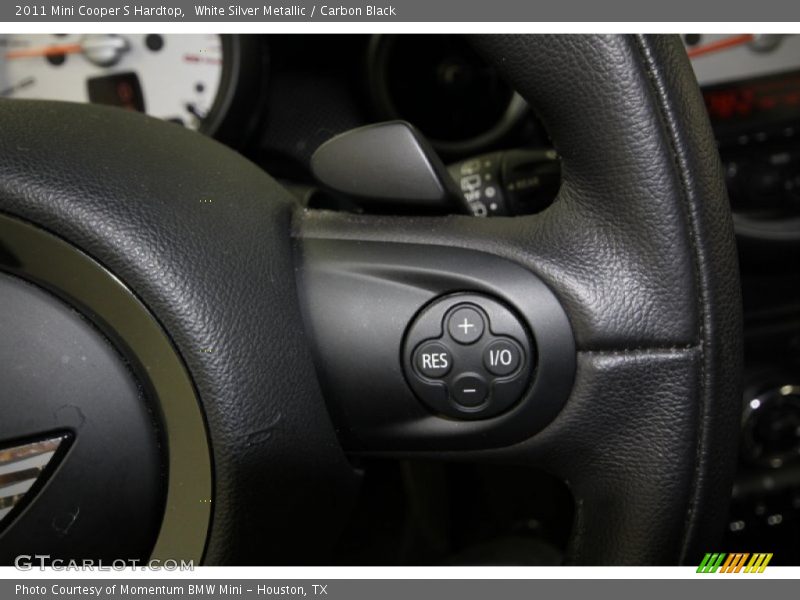 White Silver Metallic / Carbon Black 2011 Mini Cooper S Hardtop