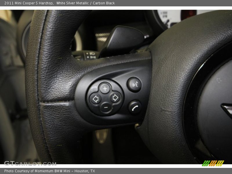 White Silver Metallic / Carbon Black 2011 Mini Cooper S Hardtop