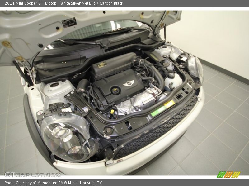 White Silver Metallic / Carbon Black 2011 Mini Cooper S Hardtop