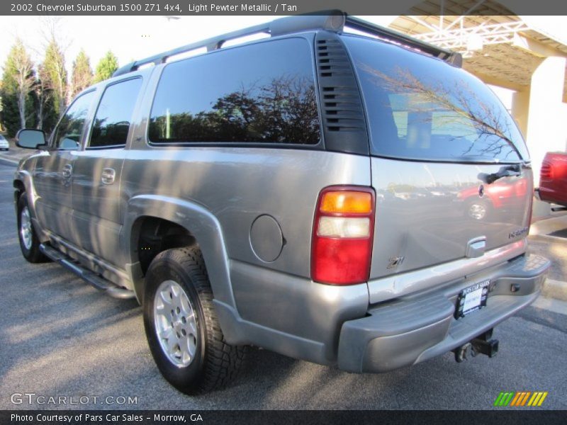 Light Pewter Metallic / Tan 2002 Chevrolet Suburban 1500 Z71 4x4