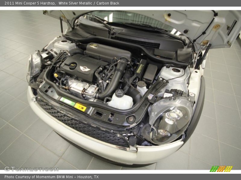 White Silver Metallic / Carbon Black 2011 Mini Cooper S Hardtop