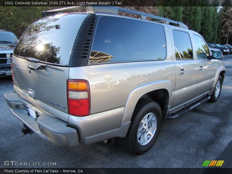 Light Pewter Metallic / Tan 2002 Chevrolet Suburban 1500 Z71 4x4