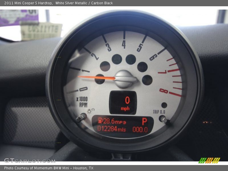 White Silver Metallic / Carbon Black 2011 Mini Cooper S Hardtop