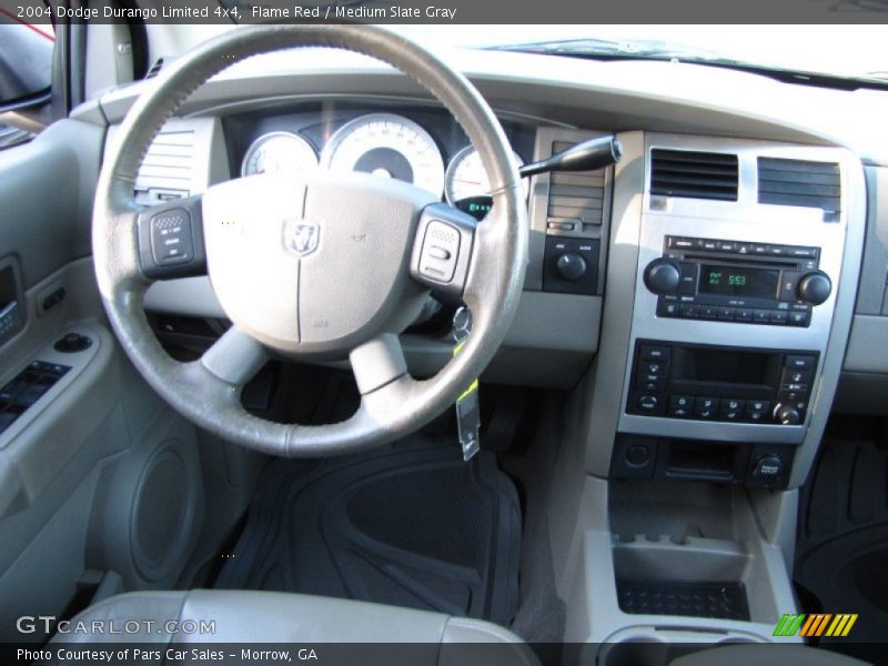 Flame Red / Medium Slate Gray 2004 Dodge Durango Limited 4x4