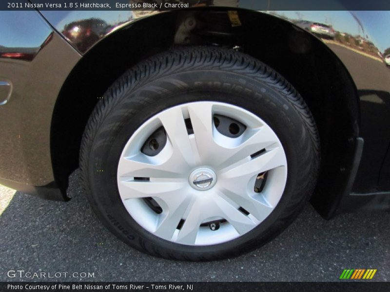 Espresso Black / Charcoal 2011 Nissan Versa 1.8 S Hatchback