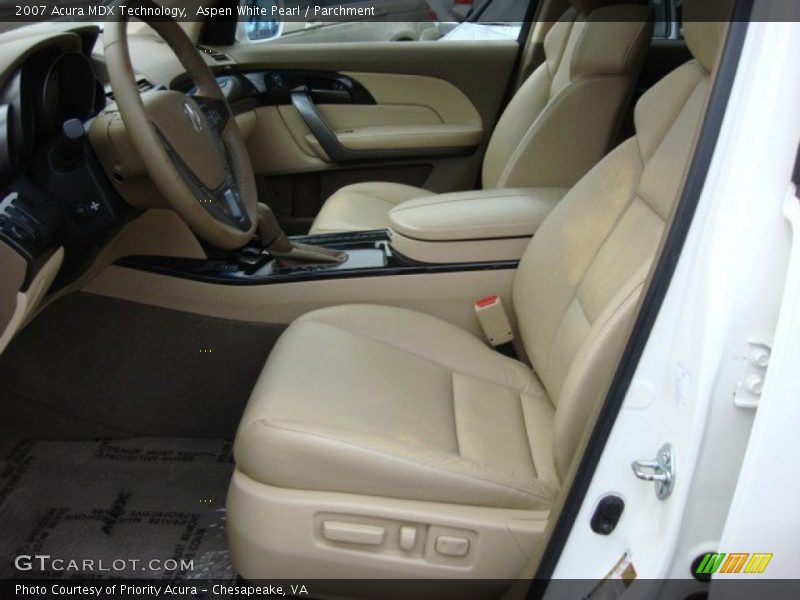Aspen White Pearl / Parchment 2007 Acura MDX Technology