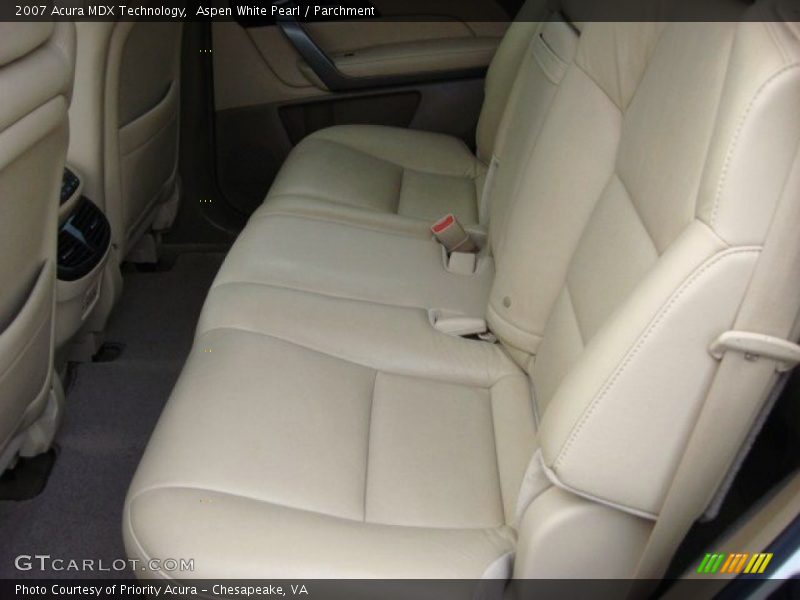 Aspen White Pearl / Parchment 2007 Acura MDX Technology