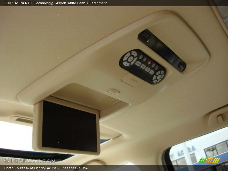 Aspen White Pearl / Parchment 2007 Acura MDX Technology
