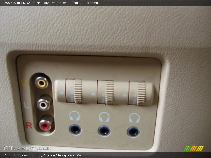 Aspen White Pearl / Parchment 2007 Acura MDX Technology