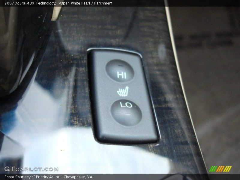 Aspen White Pearl / Parchment 2007 Acura MDX Technology