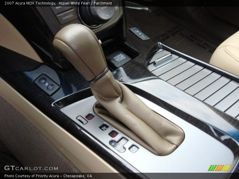 Aspen White Pearl / Parchment 2007 Acura MDX Technology