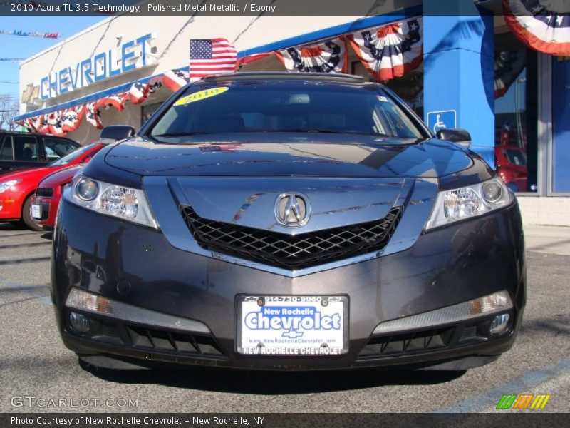 Polished Metal Metallic / Ebony 2010 Acura TL 3.5 Technology