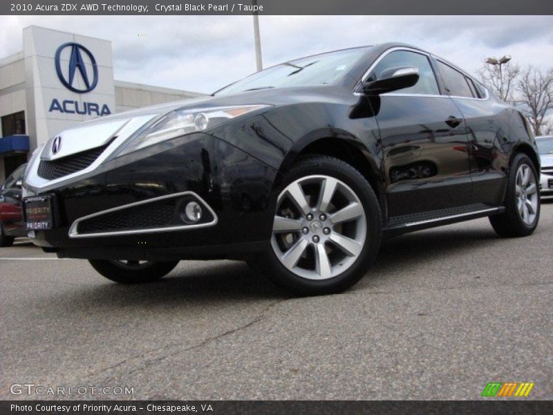  2010 ZDX AWD Technology Crystal Black Pearl