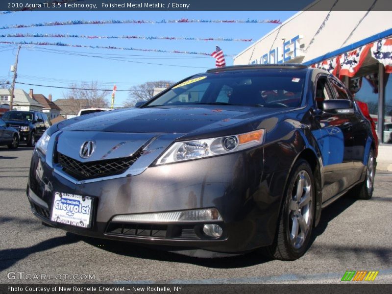 Polished Metal Metallic / Ebony 2010 Acura TL 3.5 Technology