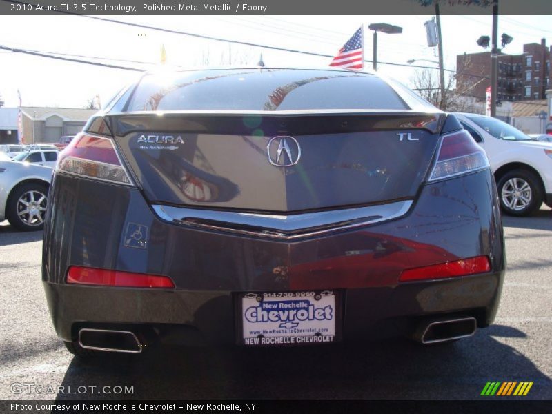 Polished Metal Metallic / Ebony 2010 Acura TL 3.5 Technology