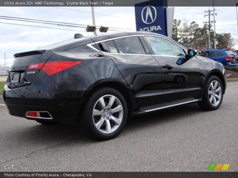 Crystal Black Pearl / Taupe 2010 Acura ZDX AWD Technology