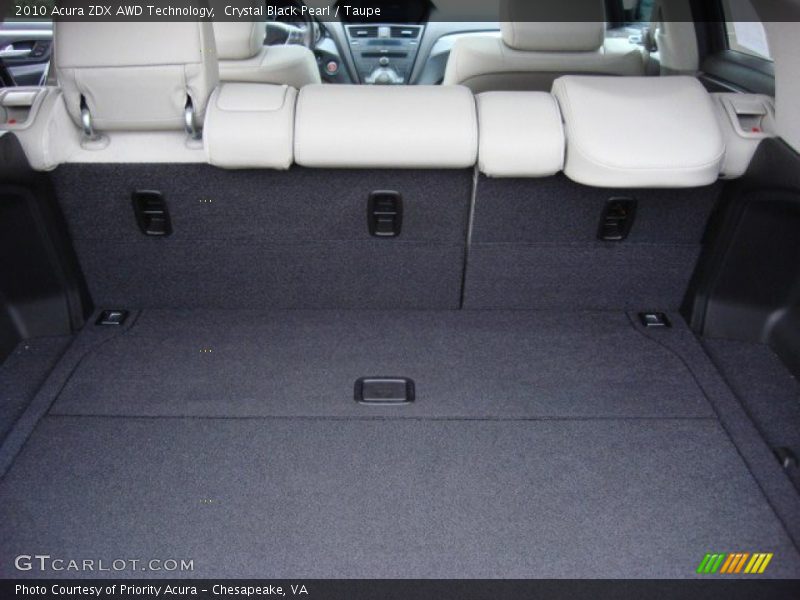 Crystal Black Pearl / Taupe 2010 Acura ZDX AWD Technology