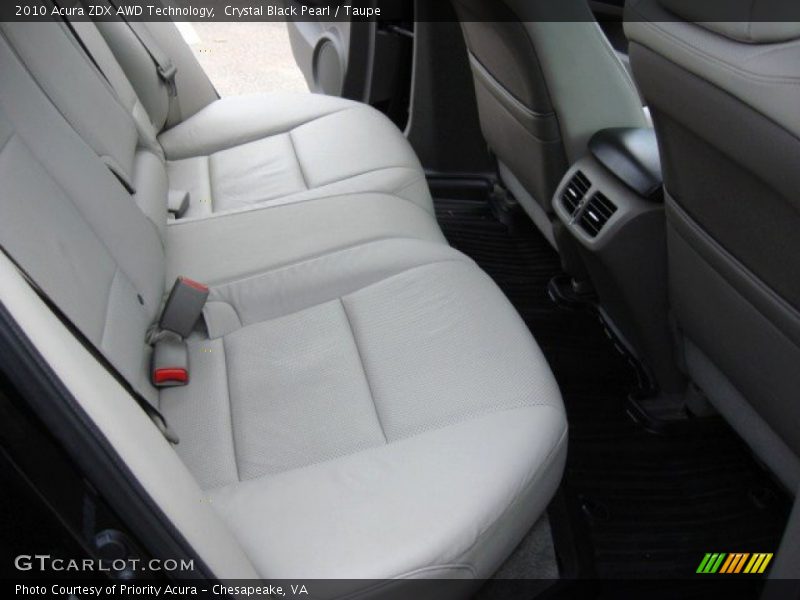 Crystal Black Pearl / Taupe 2010 Acura ZDX AWD Technology