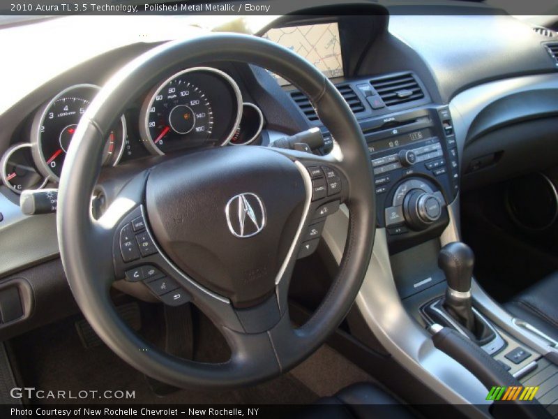 Polished Metal Metallic / Ebony 2010 Acura TL 3.5 Technology