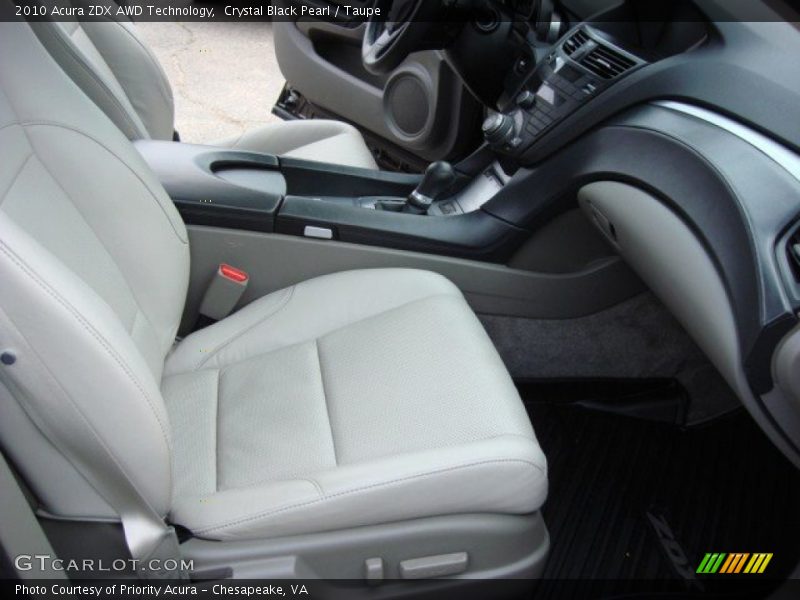 Crystal Black Pearl / Taupe 2010 Acura ZDX AWD Technology