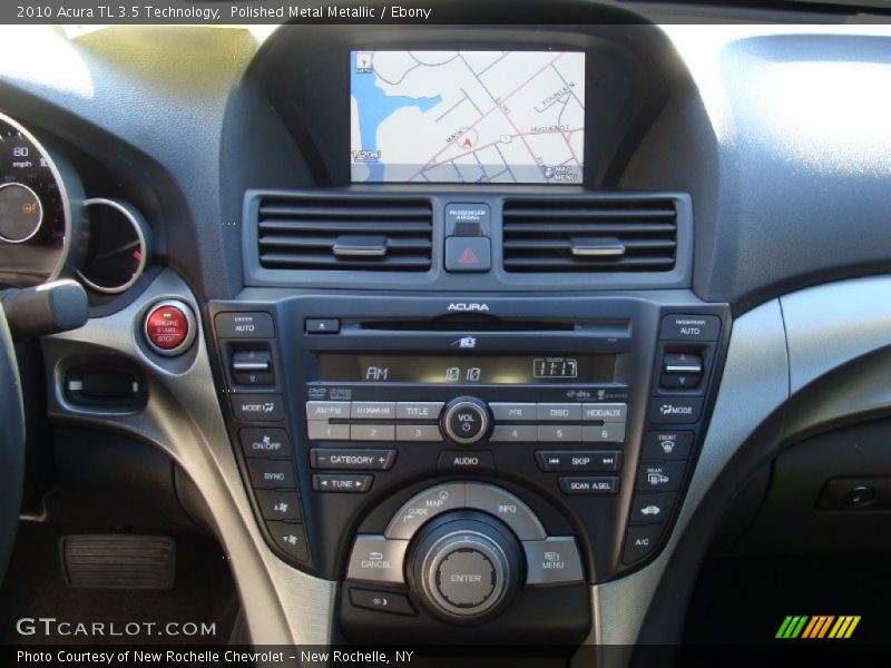 Polished Metal Metallic / Ebony 2010 Acura TL 3.5 Technology