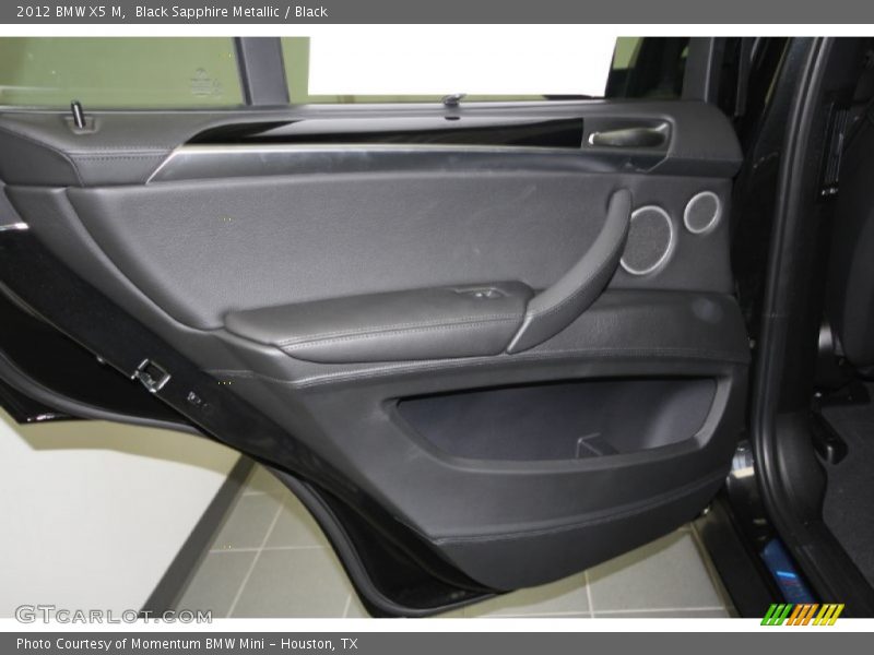 Black Sapphire Metallic / Black 2012 BMW X5 M