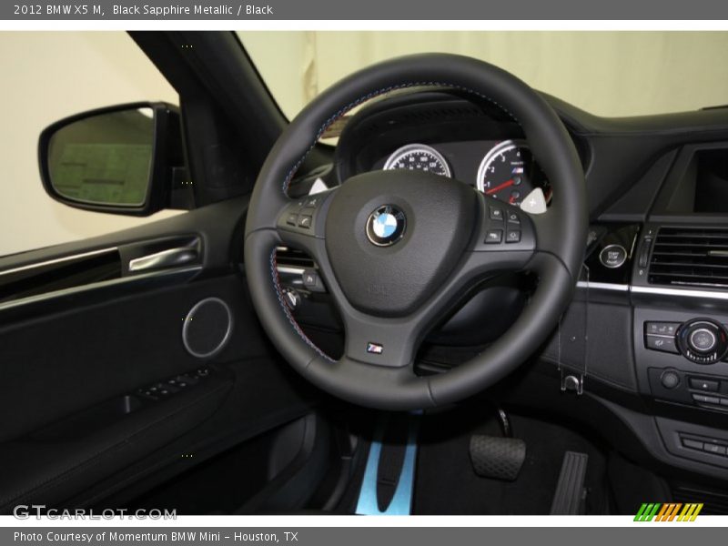 Black Sapphire Metallic / Black 2012 BMW X5 M