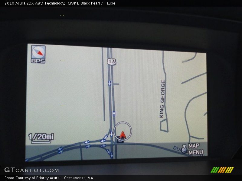 Crystal Black Pearl / Taupe 2010 Acura ZDX AWD Technology