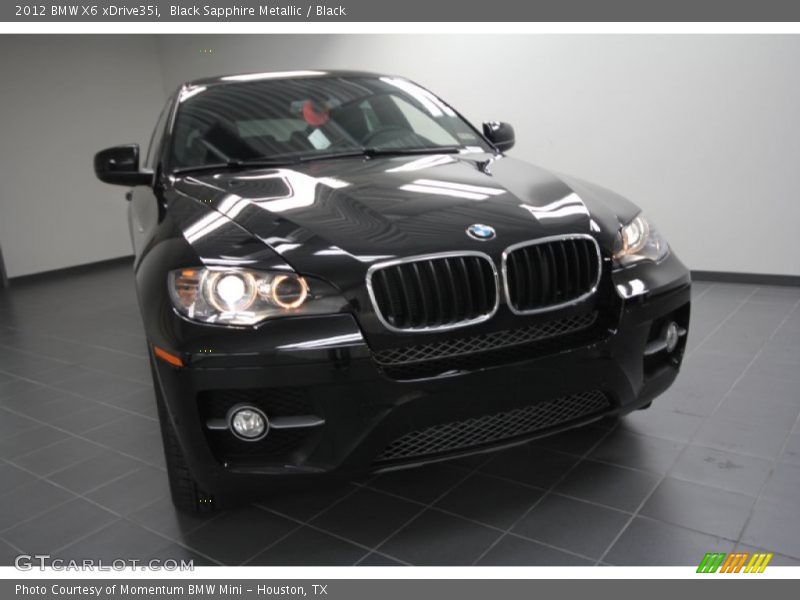 Black Sapphire Metallic / Black 2012 BMW X6 xDrive35i