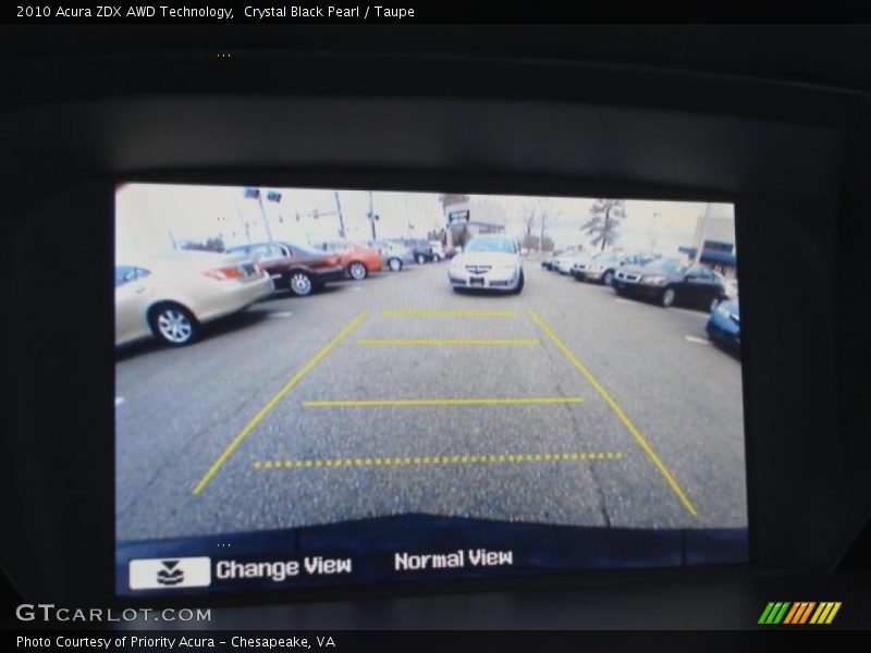 Crystal Black Pearl / Taupe 2010 Acura ZDX AWD Technology