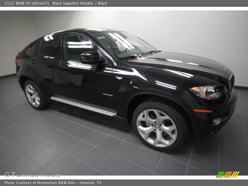 Black Sapphire Metallic / Black 2012 BMW X6 xDrive35i