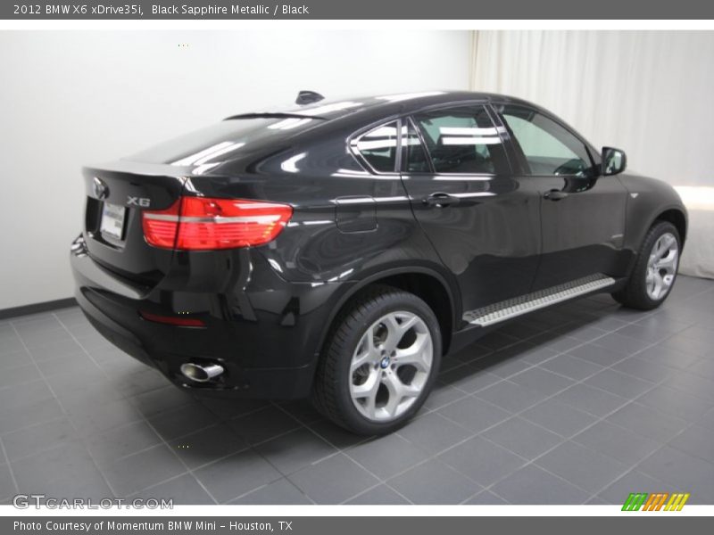 Black Sapphire Metallic / Black 2012 BMW X6 xDrive35i