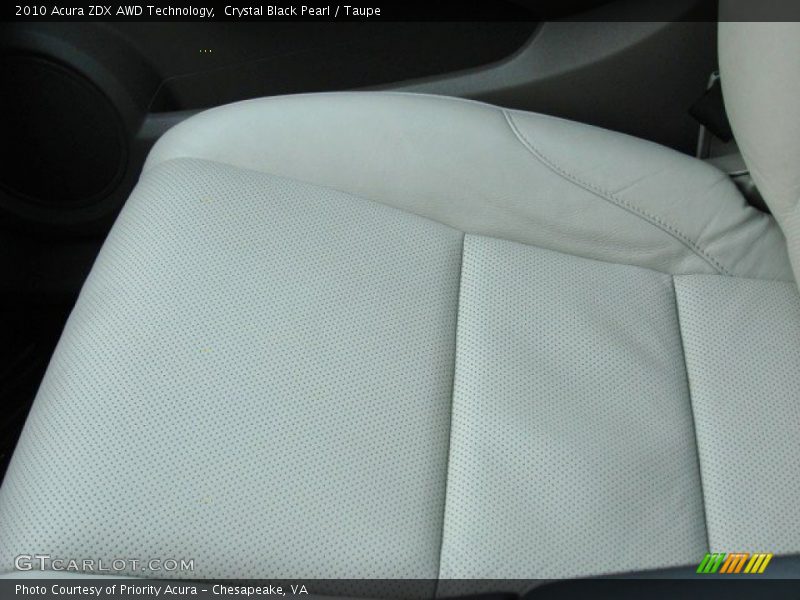 Crystal Black Pearl / Taupe 2010 Acura ZDX AWD Technology