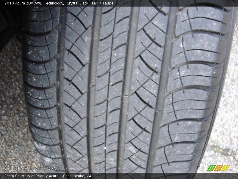 Crystal Black Pearl / Taupe 2010 Acura ZDX AWD Technology