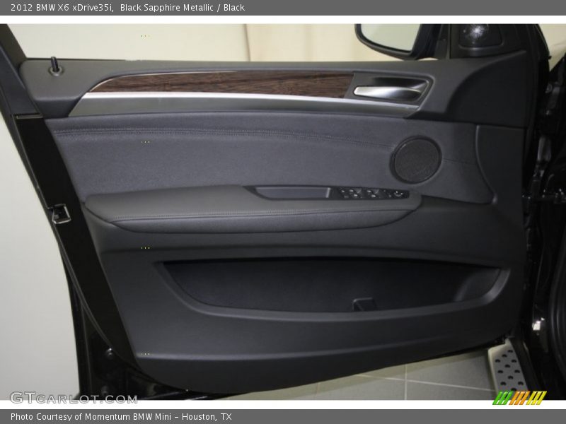 Black Sapphire Metallic / Black 2012 BMW X6 xDrive35i