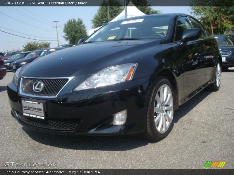 Front 3/4 View of 2007 IS 250 AWD