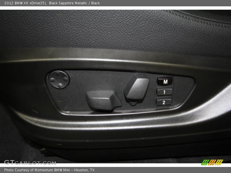 Black Sapphire Metallic / Black 2012 BMW X6 xDrive35i