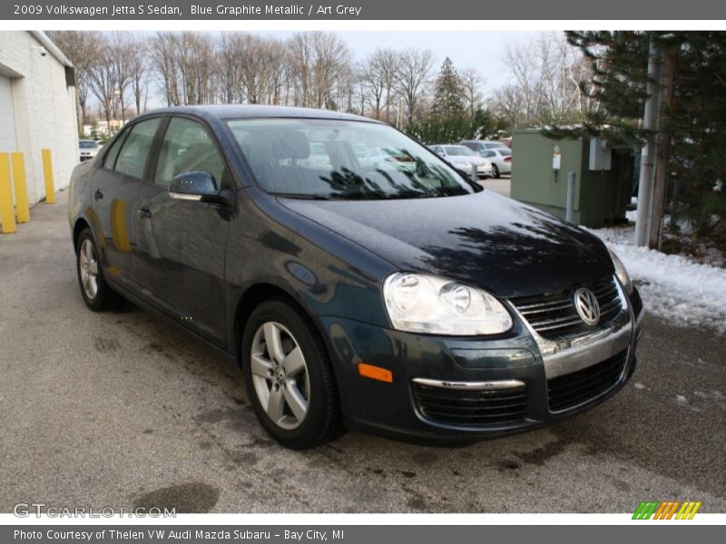 Blue Graphite Metallic / Art Grey 2009 Volkswagen Jetta S Sedan