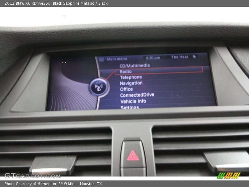 Black Sapphire Metallic / Black 2012 BMW X6 xDrive35i