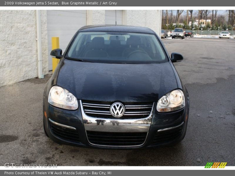 Blue Graphite Metallic / Art Grey 2009 Volkswagen Jetta S Sedan