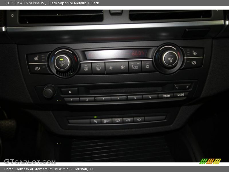 Black Sapphire Metallic / Black 2012 BMW X6 xDrive35i
