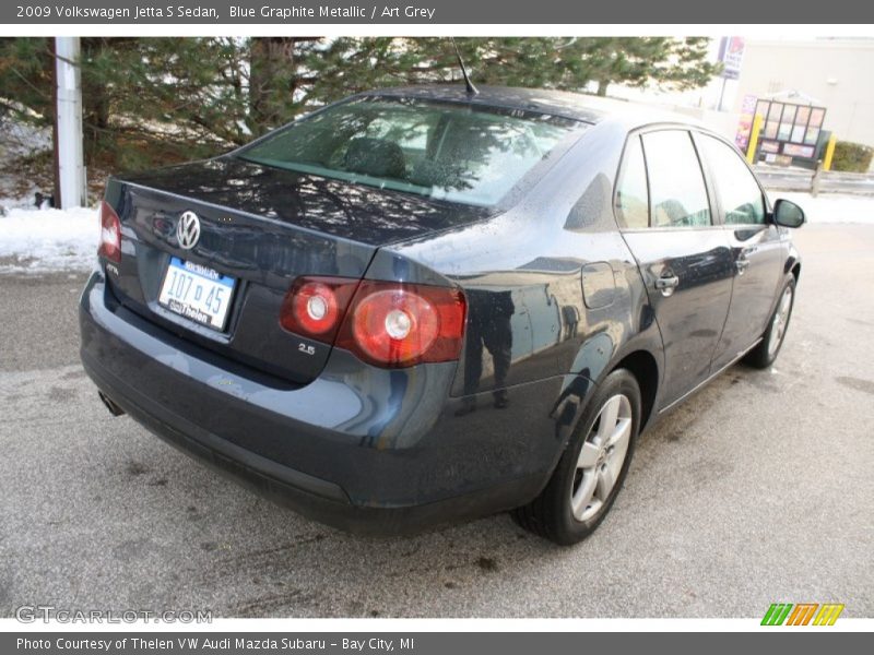 Blue Graphite Metallic / Art Grey 2009 Volkswagen Jetta S Sedan